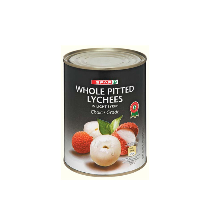 567g fresh canned lychee in light syrup